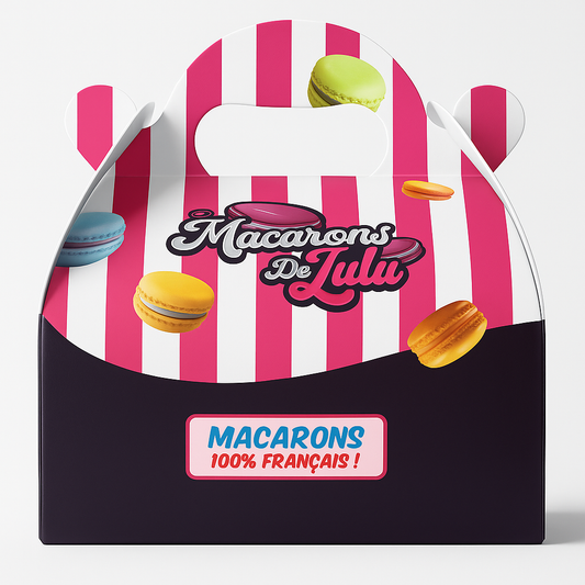 Boîtes de 16 macarons